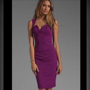 Black Halo purple dress sz 2